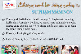 Sư phạm mầm non - Công Ty Cổ Phần Giáo Dục Và Công Nghệ Việt